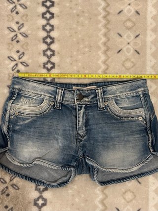Kaporal Low Rise Denim Micro Shorts Vintage 00s M