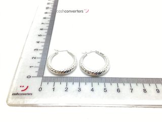argollas plata 925mm