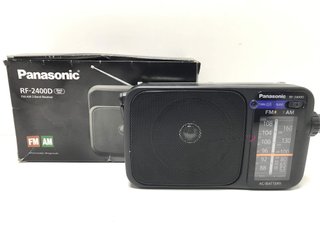 radio multibanda panasonic rf-2400d