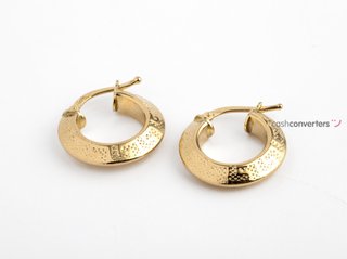 argollas oro 18k