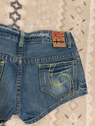 Yes!Miss Low Rise Denim Micro Shorts Vintage 00s S