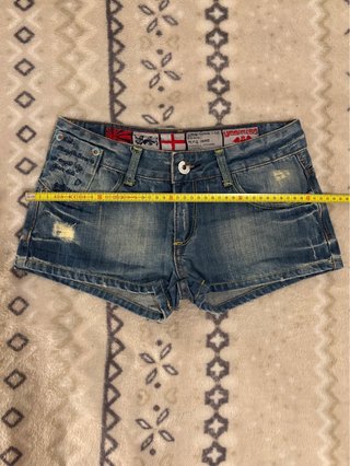 Yes!Miss Low Rise Denim Micro Shorts Vintage 00s S
