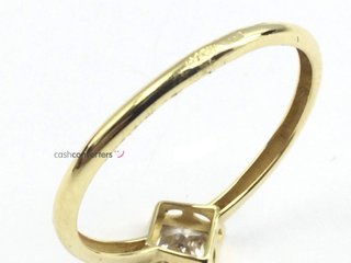 sortija oro 18k con piedra con diamante de laboratorio t. 15 (17,52 mm)
