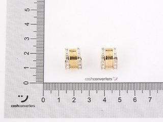 pendientes oro 18k con piedra con circonita