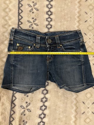 Lois Low Rise Denim Micro Shorts Vintage 00s S