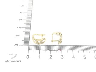 pendientes oro 18k