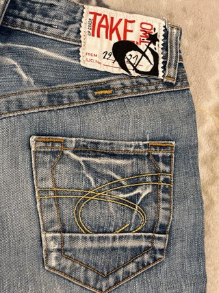 Take Two Low Rise Denim Shorts Vintage 00s S