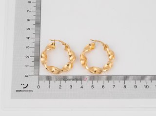 argollas oro 18k