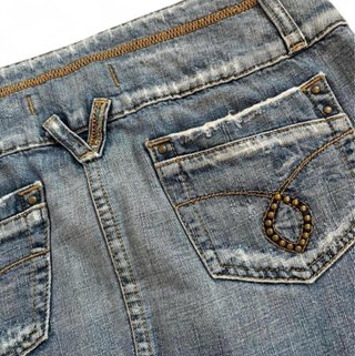 TRF Low Rise Denim Mini Skirt Vintage 00s – M