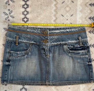 TRF Low Rise Denim Mini Skirt Vintage 00s – M
