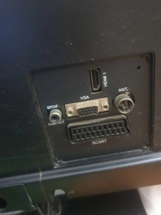 Televisión Philips Negra