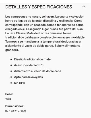 Mate Stanley Edición Messi