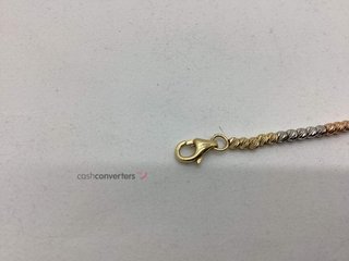 pulsera oro 18k con piedra con circonita