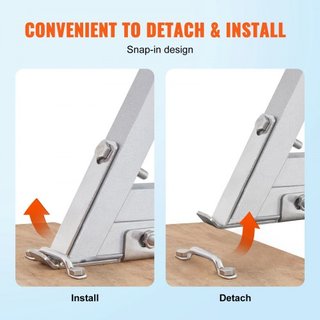 Escalera de muelle, removible de 3 pasos, capacidad de carga de 350 lbs, escalera de barco de aleación de aluminio con peldaño de 4'' de ancho y diseño de pedal antideslizante, fácil de instalar p...