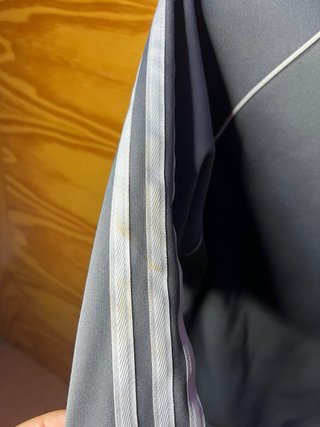 Chaqueta Adidas Gris y Blanca Talla XS