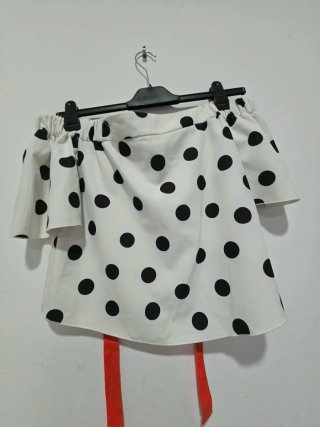 Zara Top Lunares Talla S