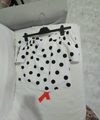 Zara Top Lunares Talla S