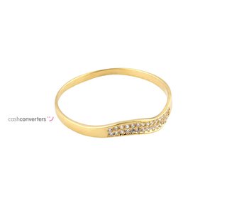 anillo oro 18k con piedra con circonita