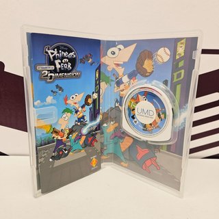 Videojuego PSP Phineas y Ferb A través de la 2º dimensión