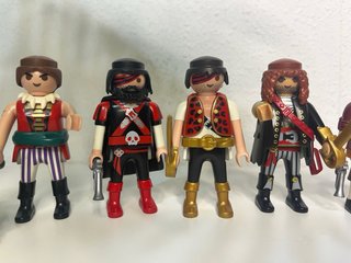 Playmobil Piratas con Cofre y Monedas