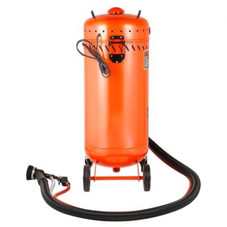 Arenadora de Vacío de 28 Galones, Arenadora Sin Polvo con Sistema de Vacío Integrado de 1200W para Control de Polvo y Reciclaje de Abrasivos, Máquina de Chorro Abrasivo Pesada de 60-110 PSI