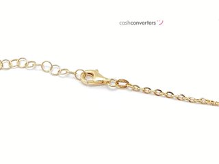 collar oro 18k con nacar 21cm