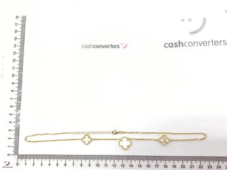 collar oro 18k con nacar 21cm