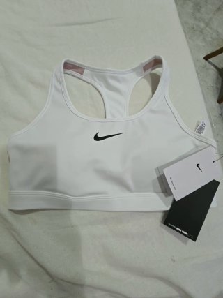 Sujetador deportivo Nike Talla M Blanco