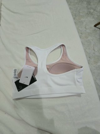 Sujetador deportivo Nike Talla M Blanco