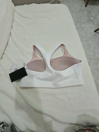 Sujetador deportivo Nike Talla M Blanco