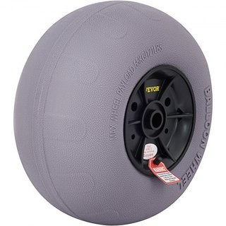 Ruedas de Globo de Playa, Neumáticos de Arena de Reemplazo de 33 cm, Neumáticos de Carro de TPU para Dolly de Kayak, Carro de Canoa y Buggy con Bomba de Aire Gratis, Paquete de 2