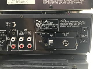 otros sonido technics se-ch404/ st-ch505/ sl-ch505