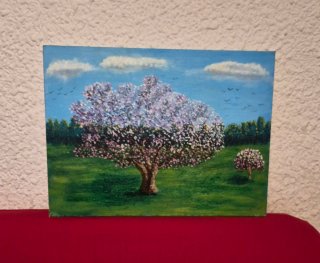 Pintura acrílica 30x40 tabla entelada