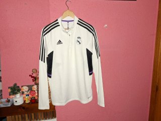 Jersey con Cremallera Fc Real Madrid ORIGINAL!