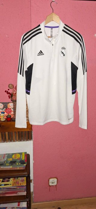 Jersey con Cremallera Fc Real Madrid ORIGINAL!
