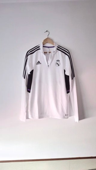 Jersey con Cremallera Fc Real Madrid ORIGINAL!