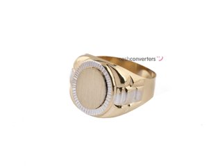 sello oro 18k t. 21,5 (19,58 mm)