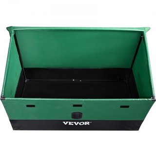Caja de Almacenamiento Exterior, Caja de Cubierta de PE Impermeable de 100 Galones con Marco Galvanizado, Protección para Todo Clima y Portátil, para Camping, Jardín, Alrededor de la Piscina y Pat...