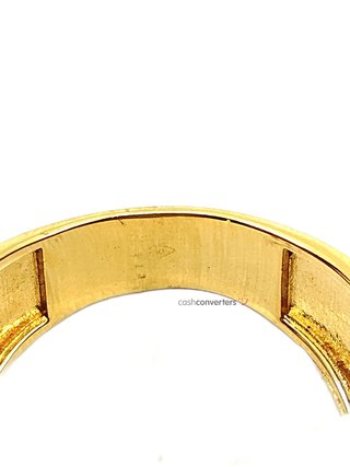 sello oro 18k con circonita