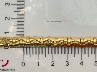 cadena oro 18k con circonita 24cm