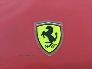 maletin portatil ferrari rojo