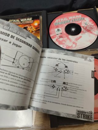 Lote 2 Juegos PS1: Soviet Strike y Star Wars Demol