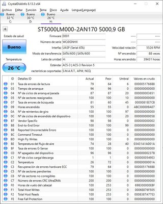 Disco Duro Externo 2.5" 5TB USB3.0 Seagate