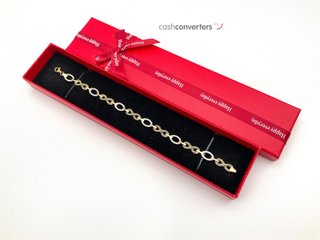 pulsera oro 18k con circonita