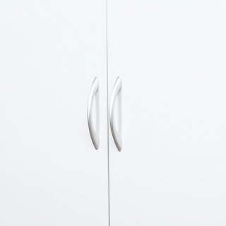 Mobile da Cucina Alto 180Cm Con Armadi a 2 Ante e Cassetto, Credenza Alta in Legno Con Ripiani Regolabili, per Cucina, Sala da Pranzo e Soggiorno, 80X40X180 Cm, Bianco