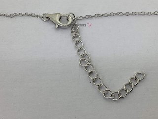 collar plata 925mm con piedra con circonita 21cm