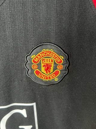 Camiseta Man Utd Ronaldo #7 07/08 Nike Negra