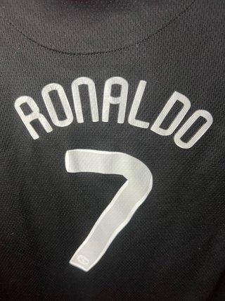 Camiseta Man Utd Ronaldo #7 07/08 Nike Negra