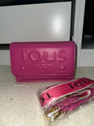 Bolso Tous Negro y Plateado