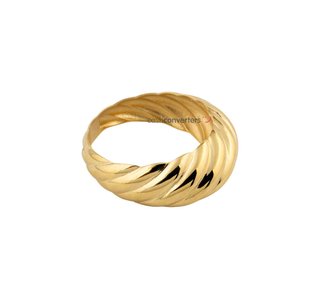 anillo oro 18k con circonita